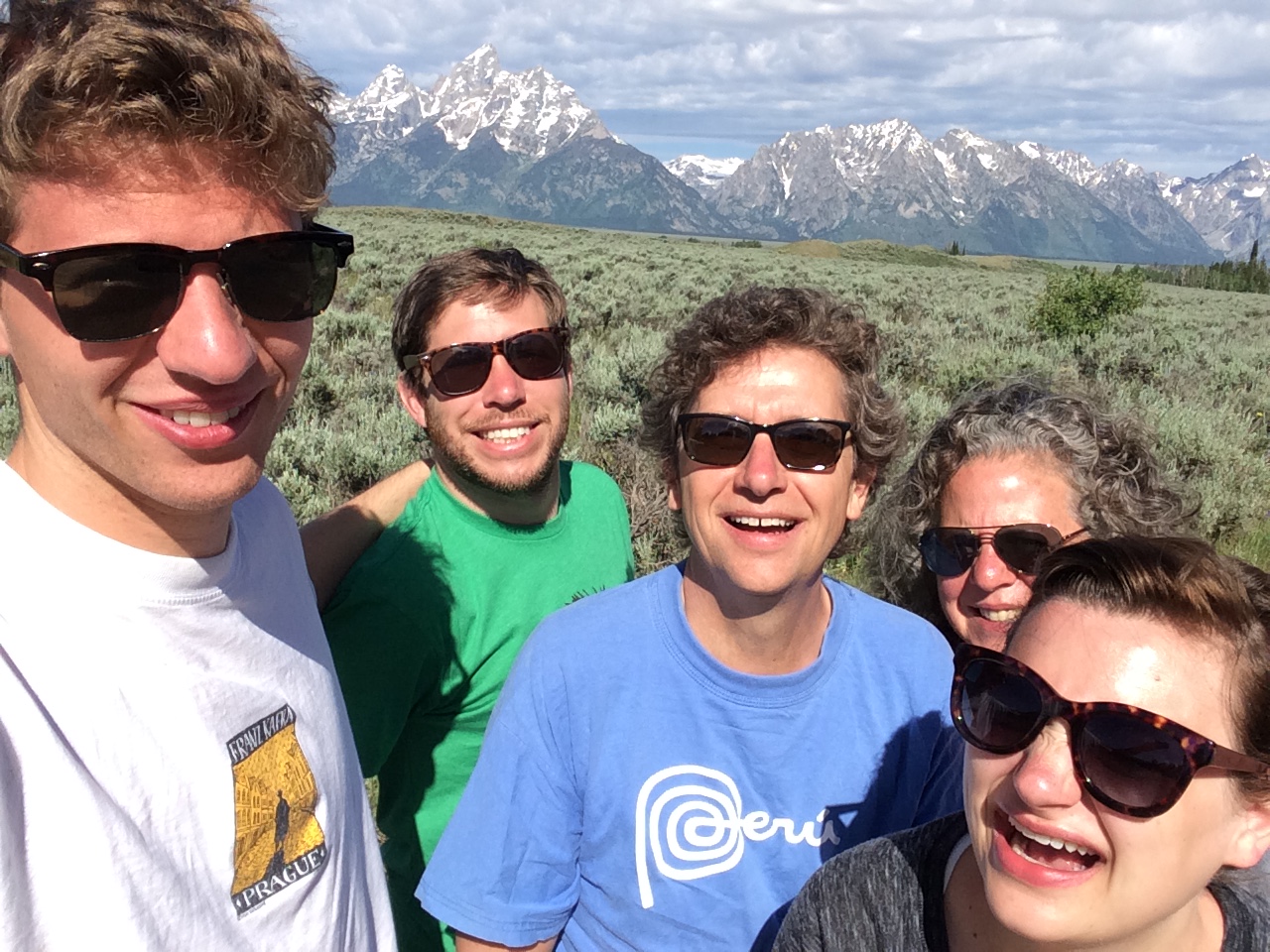 After returning to paved road near Antelope Flats