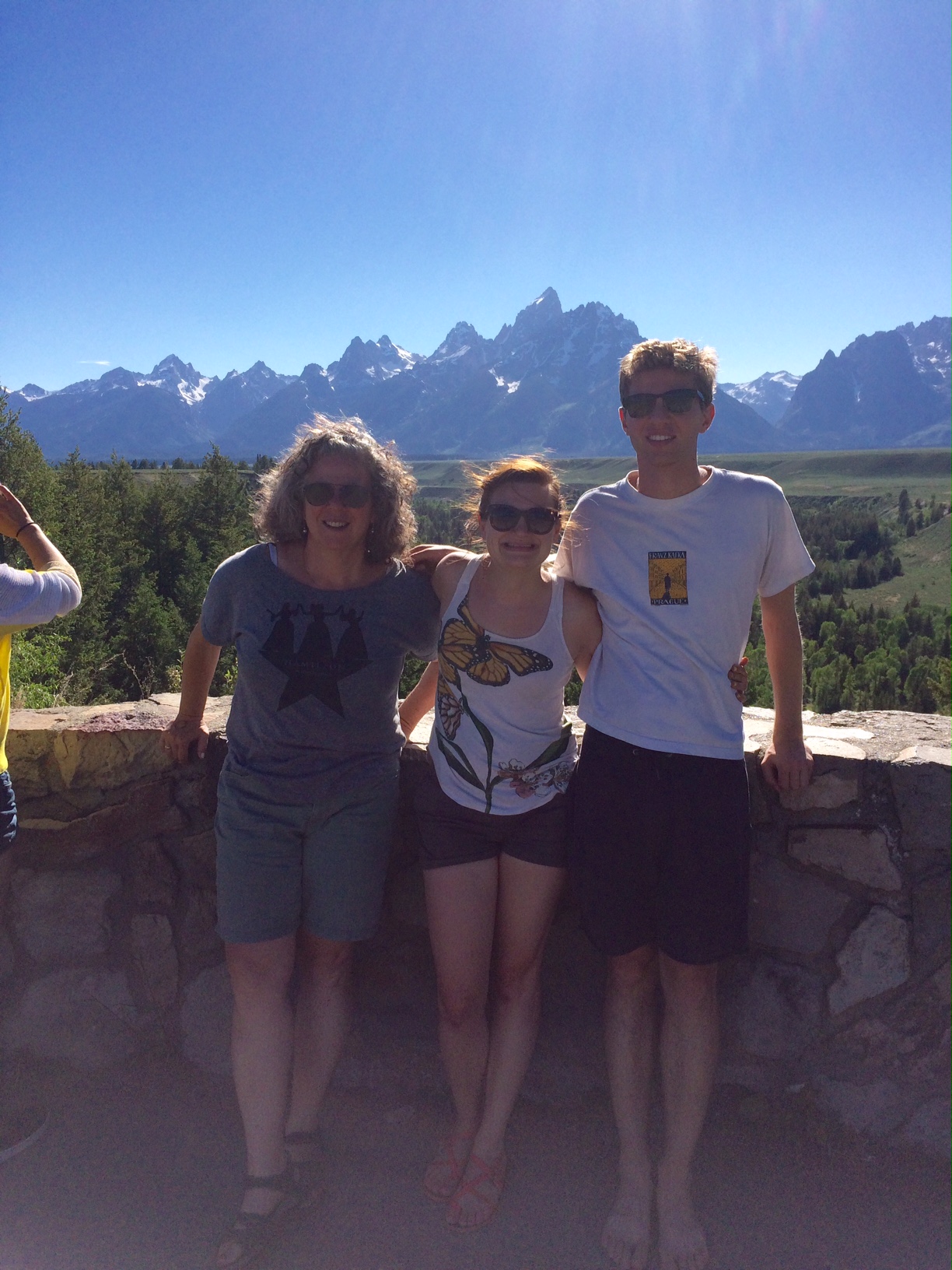 Ansel Adams photo site (with people and via cellphone)